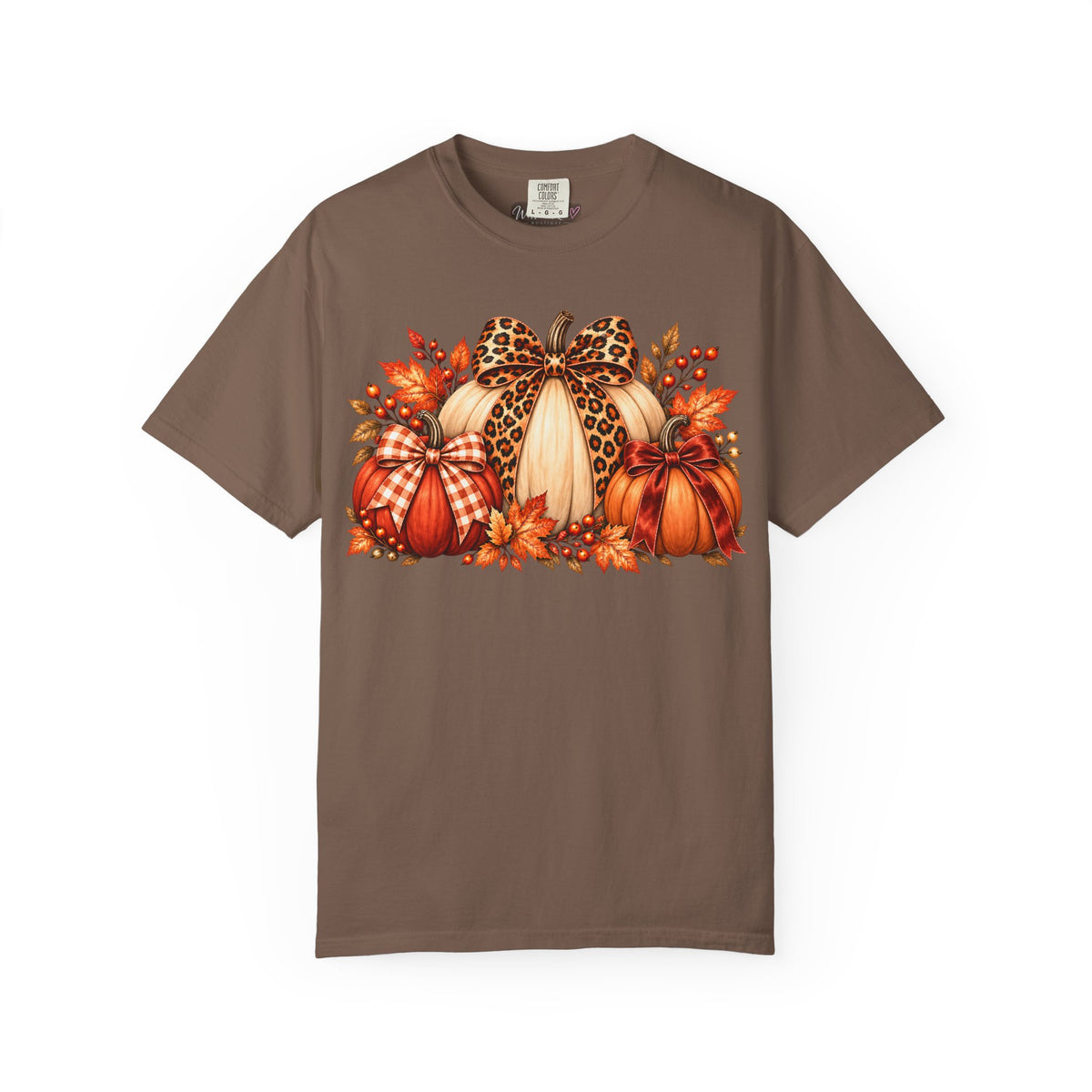 Harvest Pumpkin Bow Tee
