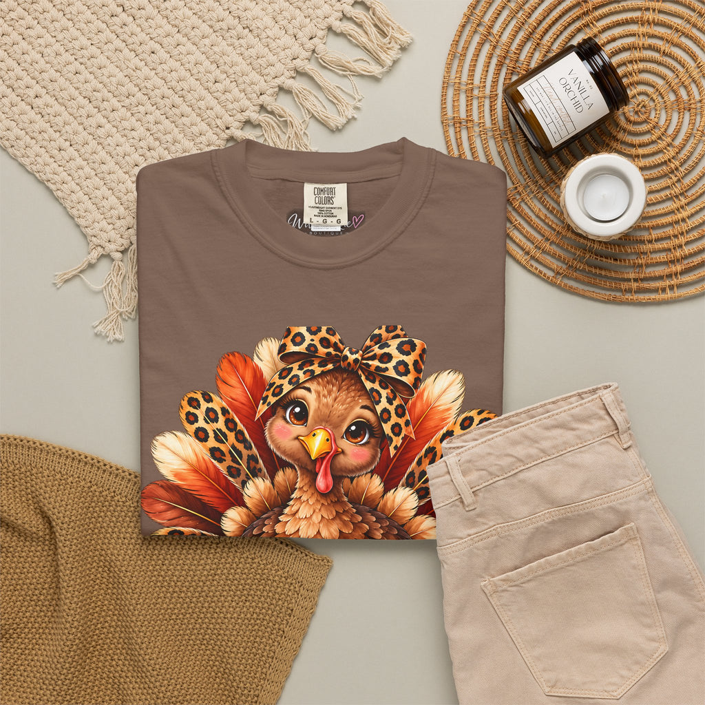Leopard Bow Turkey Tee