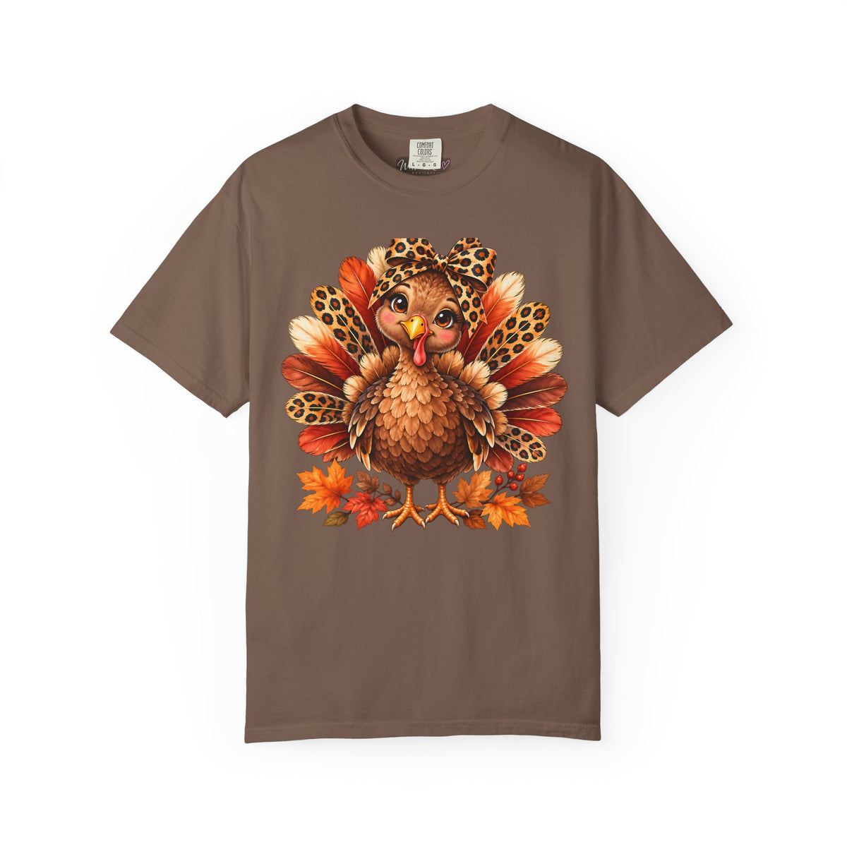 Leopard Bow Turkey Tee
