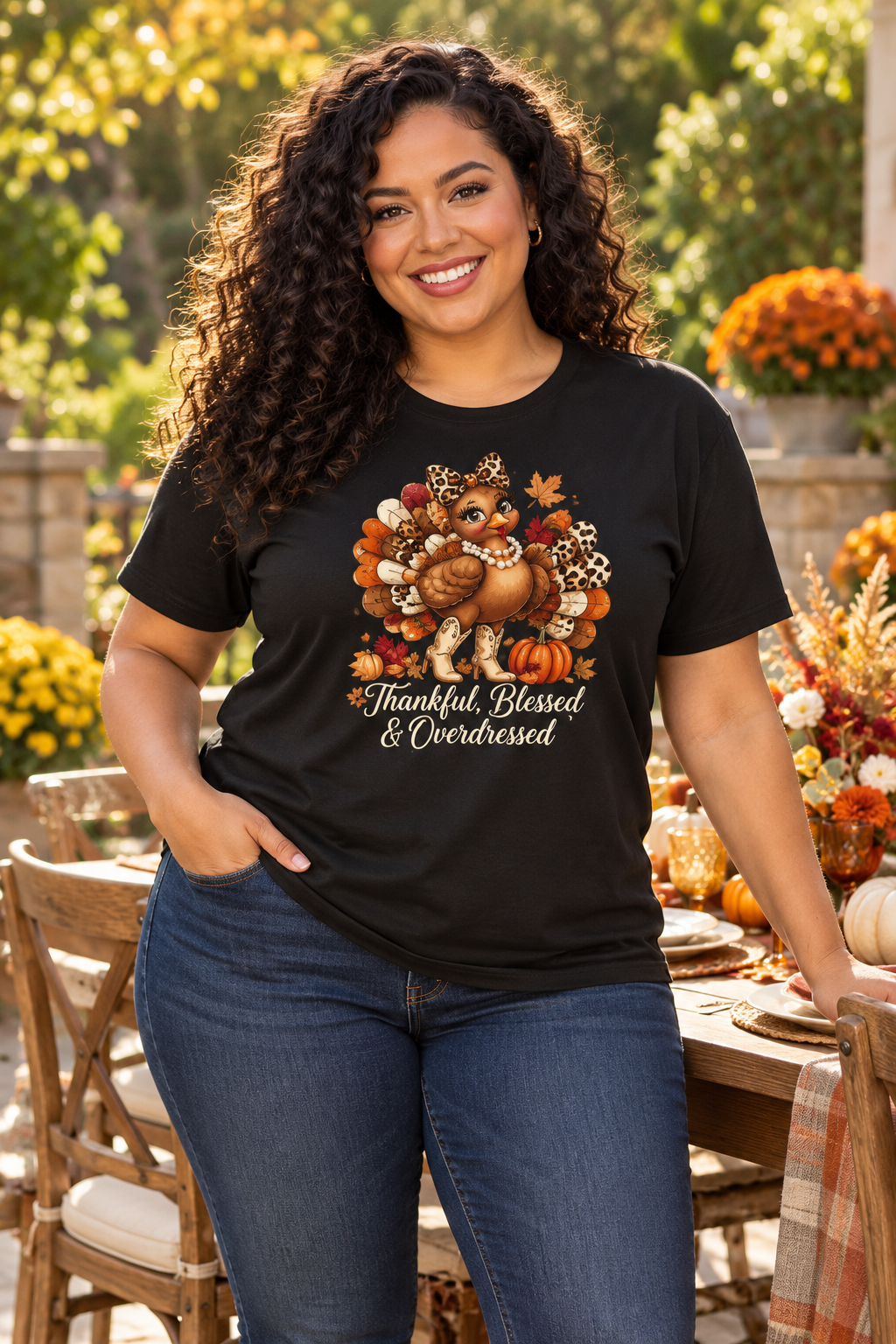 Thankful, Blessed & Overdressed Tee